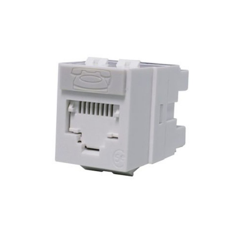 1 pcs - Molex Premise Networks Female RJ Connector Module, Cable Mount, Cat5e