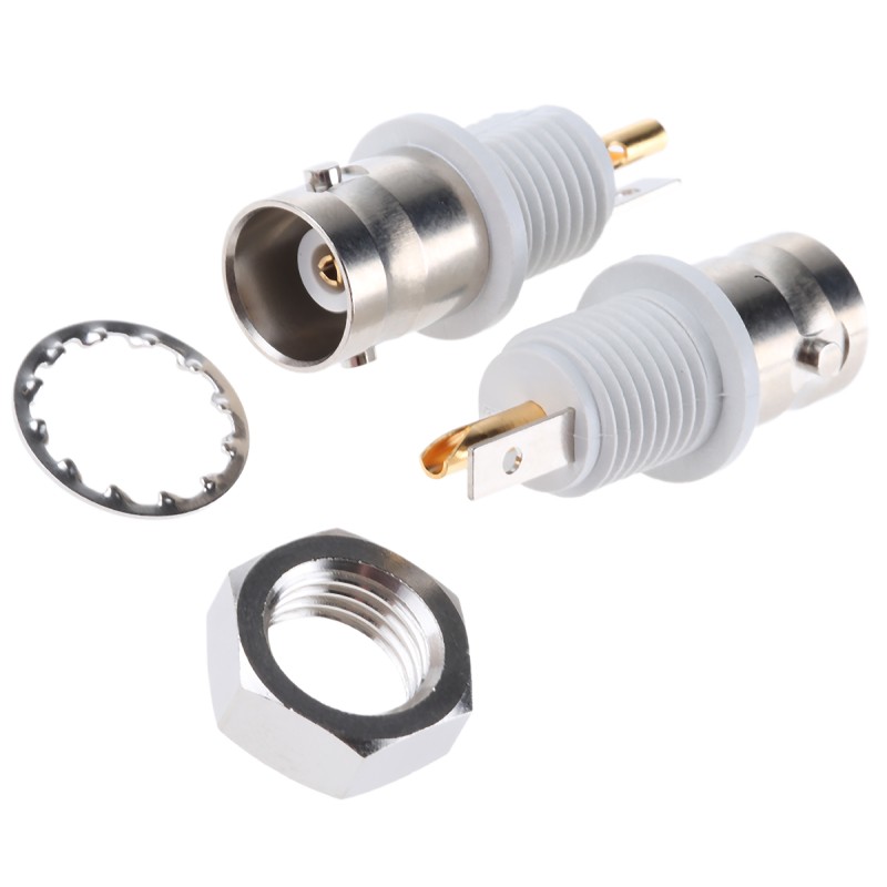 100 pcs - Radiall, jack Panel Mount, 50Ω, Solder Termination, Straight Body