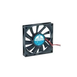 1 pcs : OD7015-12MB - DC Fans DC Fan, 70x70x15mm, 12VDC, 28.5CFM, 0.16A, 37dBA, 3500RPM, Dual Ball, 2x Leads