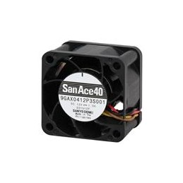 1 pcs : 109P0405F3013 - DC Fans DC Axial Fan, 40x40x28mm, 5VDC, Groove for Lead, Tachometer