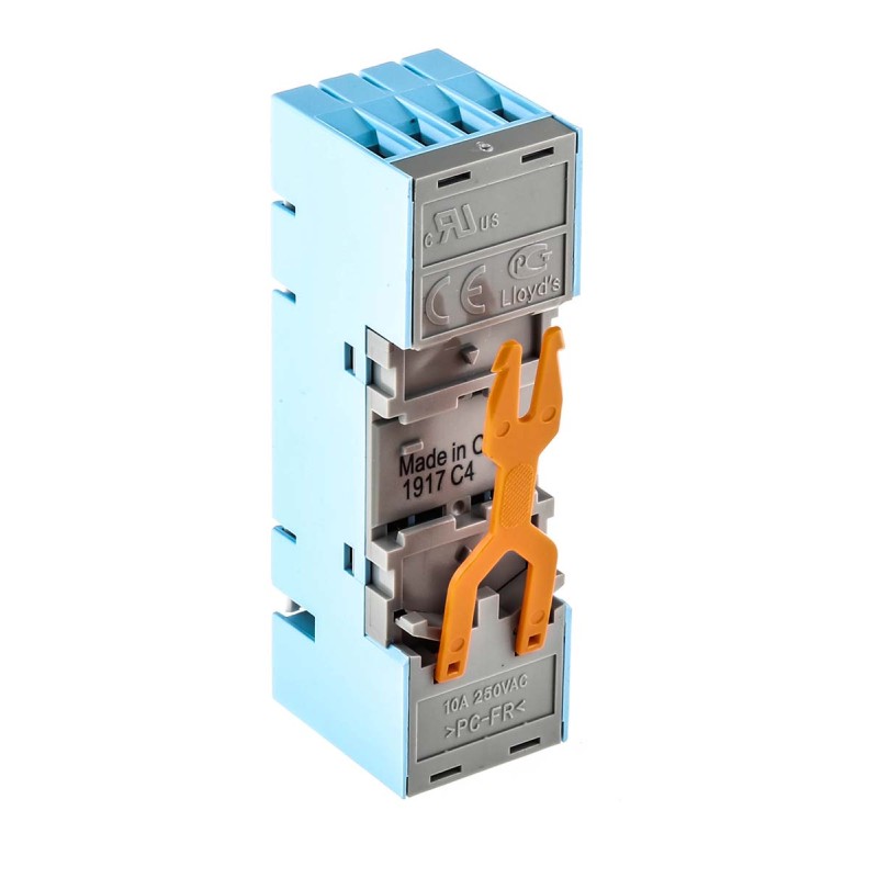 1 pcs - Releco MRC 8 Pin 250V ac DIN Rail Relay Socket, for use with C80 Series Time Relays