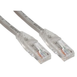 1 pcs - RS PRO Cat6 Male RJ45 to Male RJ45 Ethernet Cable, U/UTP, Grey PVC Sheath, 0.5m