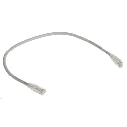 1 pcs - RS PRO Cat6 Male RJ45 to Male RJ45 Ethernet Cable, U/UTP, Grey PVC Sheath, 0.5m