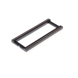 1 pcs - Winslow 1.77mm Pitch Vertical 64 Way, Through Hole Turned Pin Open Frame IC Dip Socket, 5A
