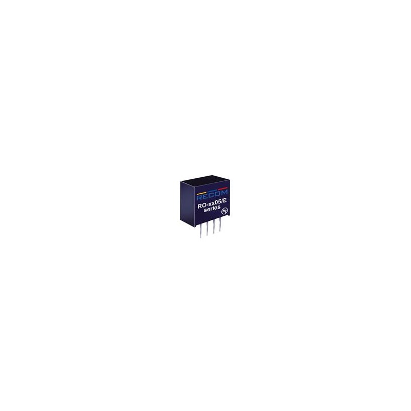 1 pcs : RO-0505S/E - Isolated DC/DC Converters - Through Hole 1W 05VIN 05VOUT CONV DC/DC