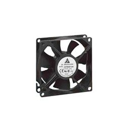 1 pcs : AFB0824H - DC Fans DC Tubeaxial Fan, 80x25.4mm, 24VDC, Ball Bearing, Lead Wires
