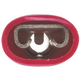 100 pcs - JST FLVDDF Red Insulated Female Spade Connector, Receptacle, 4.75 x 0.8mm Tab Size, 0.25mm² to 1.65mm²