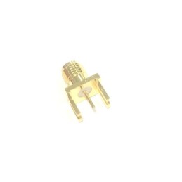 1 pcs - RS PRO, jack Edge Mount SMA Connector, 50Ω, Solder Termination, Straight Body