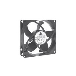 1 pcs : AFB0812VHD-A - DC Fans DC Tubeaxial Fan, 80x20mm, 12VDC, Ball Bearing, Lead Wires, Locked Rotor Sensor