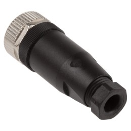 1 pcs - Phoenix Contact Circular Connector, 4 Contacts, Cable Mount, M12 Connector, Socket, Female, IP67, SACC Series