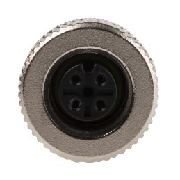 1 pcs - Phoenix Contact Circular Connector, 4 Contacts, Cable Mount, M12 Connector, Socket, Female, IP67, SACC Series