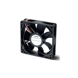 1 pcs : 08020SA-12M-AL-00 - DC Fans DC Tubeaxial Fan, 80x80x20mm, 12VDC, 39.9CFM, Rib, 3 Wire, Lock Rotor Sensor