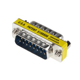 1 pcs - RS PRO D Sub Adapter Male 15 Way D-Sub to Male 15 Way D-Sub