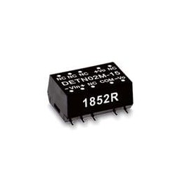 1 pcs : DETN02N-05 - Isolated DC/DC Converters - SMD 2W +/-5V +/-20-200mA 24Vin SMT Iso Unreg