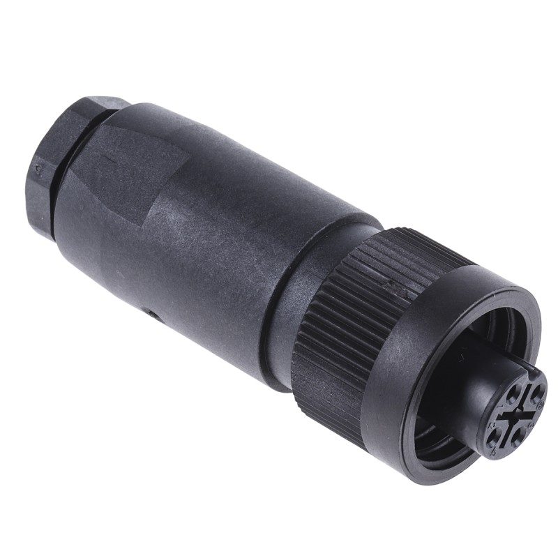 50 pcs - binder Circular Connector, 4 Contacts, Cable Mount, Socket, Female, IP67, 693 Series