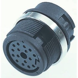 1 pcs - Binder Circular Connector, 3 Contacts, Panel Mount, Miniature Connector, Socket, Female, IP40, 678 Series