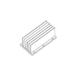 1 pcs : 557-140AB - Heat Sinks Heat Sink for DC/DC Converters, Full Brick, 116.8x61x35.6mm, Horizontal, 6 Fins