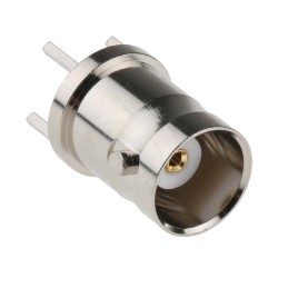 1 pcs - RS PRO, jack PCB Mount BNC Connector, 50Ω, Through Hole Termination, Straight Body