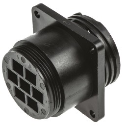 1 pcs - TE Connectivity Circular Connector, 7 Contacts, Panel Mount, Socket, Male, CPC Series 3 Series