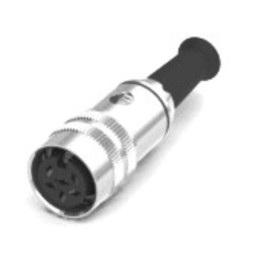 1 pcs - RS PRO 6 Pole M16 Din, 4A, 100 V IP40, Screw Lock, Female, Cable Mount