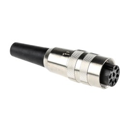 1 pcs - Lumberg, KV 8 Pole M16 Din Socket, DIN EN 60529, 5A, 60 V ac IP40, Female, Cable Mount