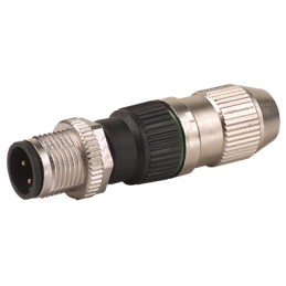 1 pcs - Murrelektronik Circular Connector, 3 Contacts, Cable Mount, M12 Connector, Plug, Female, IP67, 7000 Series