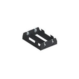 1 pcs : 1109 - Cylindrical Battery Contacts, Clips, Holders & Springs 26650 DUAL CELLHOLDR W/SOLDER CONTACT