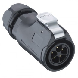 1 pcs - Lumberg Circular Connector, 7 Contacts, Cable Mount, Plug, Male, IP67, 02 Series