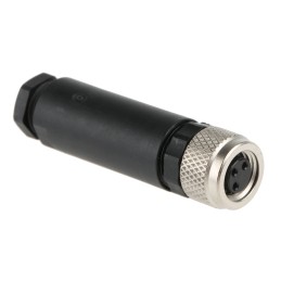 1 pcs - Phoenix Contact Circular Connector, 3 Contacts, Cable Mount, M8 Connector, Socket, Female, IP67, SACC Series