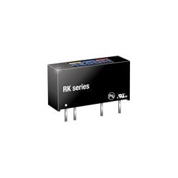 1 pcs : RK-0505S - Isolated DC/DC Converters - Through Hole 1W DC/DC 3kV UNREG 5Vin 5Vout