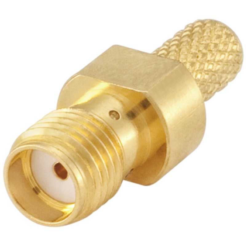 1 pcs - Rosenberger SMA Series, jack Cable Mount SMA Connector, 50Ω, Crimp Termination, Straight Body