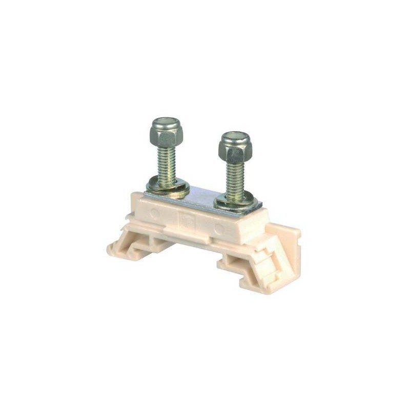 1 pcs - ABB HD Series Beige Din Rail Terminal, 16mm², 1-Level, Stud Connection Termination