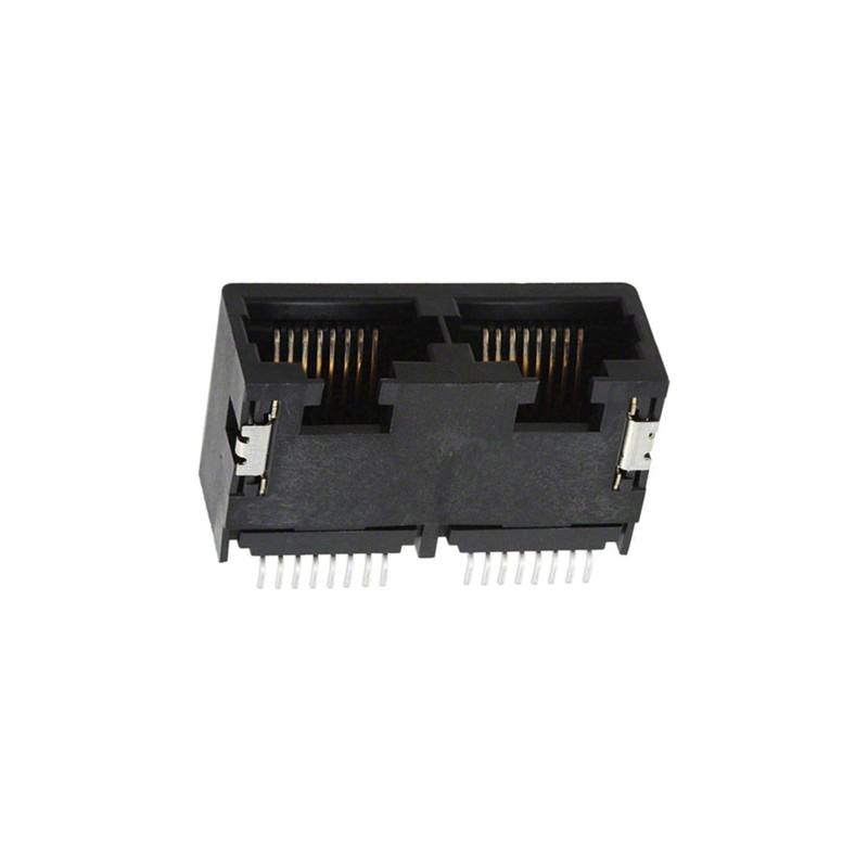 1 pcs - Molex 44193 Series Female RJ45 Connector, Surface Mount, Cat3, Cat4