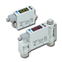 1 pcs - SMC PFM7 Series Integrated Display Flow Switch for Dry Air, Gas, 2 l/min Min, 100 L/min Max