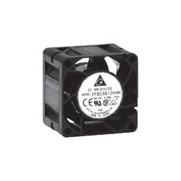 1 pcs : FFB03812VHN-9C3P - DC Fans Fan, 38x28mm, 12VDC, 20.23CFM, 6.6W, 0.55A, 58.5dBA, Ball, 4-Leads, Tach/PWM