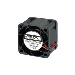 1 pcs : 9GA0312P3K001 - DC Fans DC Axial Fan, 38x38x28mm, 12VDC, High Performance, Low Power, Tachometer, PWM