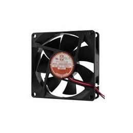 1 pcs : OD8025-24HBIP68 - DC Fans DC Axial Fan, 80x80x25mm, 24VDC, 40CFM, 2.9W, 0.12A, 33dBA, Ball, Wire, IP68