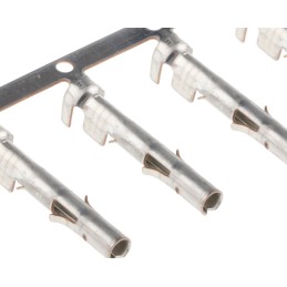 100 pcs - TE Connectivity Universal MATE-N-LOK Series Female Crimp Terminal, 20AWG Min, 14AWG Max