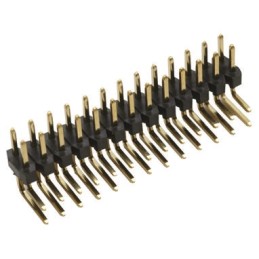200 pcs - HARWIN M22 Series Right Angle Through Hole Pin Header, 16 Contact(s), 2.0mm Pitch, 2 Row(s), Unshrouded