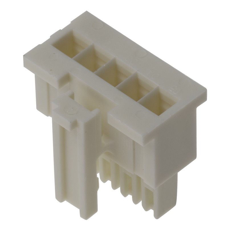 1 pcs - Samtec, IPD1 Male Crimp Connector Housing, 2.54mm Pitch, 5 Way, 1 Row