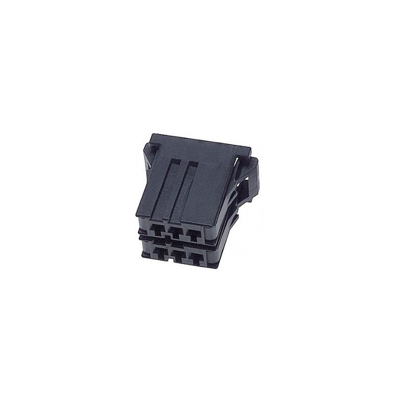 1 pcs - TE Connectivity, Dynamic 3000 Female Connector Housing, 3.81mm Pitch, 6 Way, 2 Row