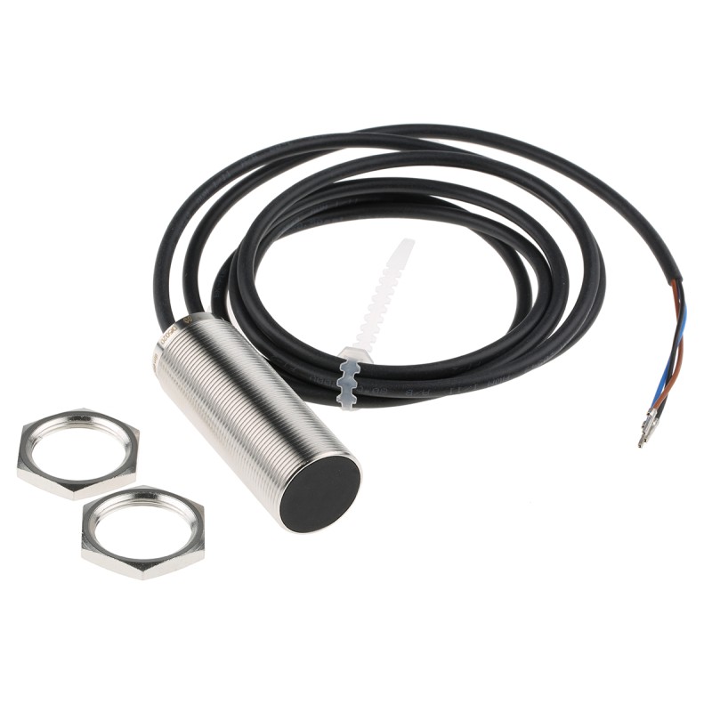1 pcs - ifm electronic Inductive Barrel-Style Proximity Sensor, M30 x 1.5, 10 mm Detection, PNP Output, 10 - 36 V dc,