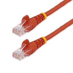 1 pcs - Startech Cat5e Male RJ45 to Male RJ45 Ethernet Cable, U/UTP, Red PVC Sheath, 3m, CM Rated