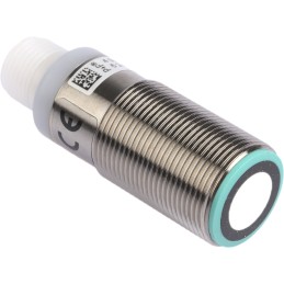 1 pcs - Pepperl + Fuchs Ultrasonic Barrel-Style Proximity Sensor, M18 x 1, 30 - 300 mm Detection, PNP Output, 10