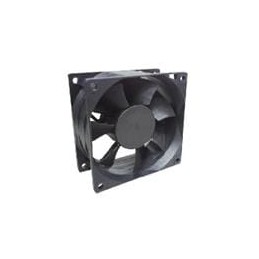 1 pcs : OD8038-12HB-VXC - DC Fans DC Vane Axial Fan, High Static Pressure, 80x80x38mm, 12VDC, 99CFM, Ball, Wire
