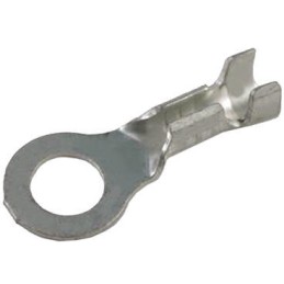 100 pcs - JST, LRB Uninsulated Ring Terminal, M4 Stud Size, 0.5mm² to 1mm² Wire Size