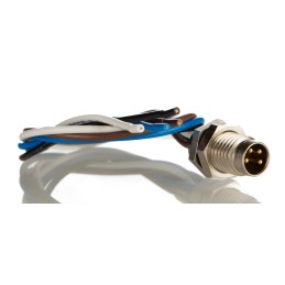 1 pcs - Brad from Molex Straight Male 4 way M8 to Unterminated Sensor Actuator Cable, 200mm