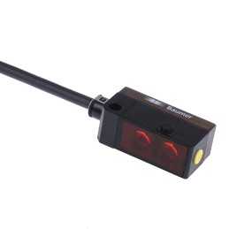 1 pcs - Baumer Diffuse Photoelectric Sensor, Block Sensor, 20 mm - 120 mm Detection Range