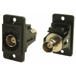1 pcs - RS PRO, jack Panel Mount BNC Connector, 50Ω, Cable Termination, Straight Body