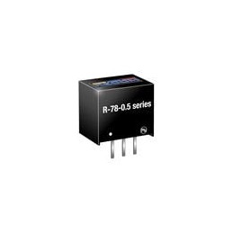 1 pcs : R-7815-0.5 - Non-Isolated DC/DC Converters 0.5A DC/DC REG 18-34Vin 15Vout